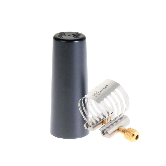 Rovner L6 Legatura per Sax Contralto in Mib Serie Light (Bocchino Ebanite/ABS