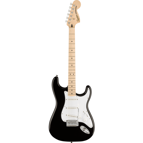  SQUIER STRAT AFF MN WPG BLK 