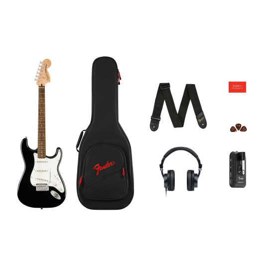  SQUIER PACK AFFINITY STRAT BLK MICRO US EU JP