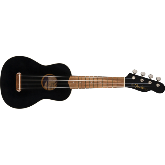 UKULELE FENDER VENICE SOPRANO UKE BLK WN