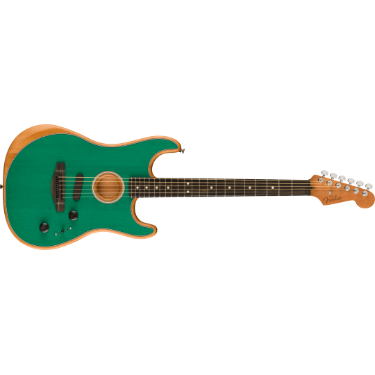  FENDER STRATOCASTER DE ACUSTASONIC AQT W/BAG