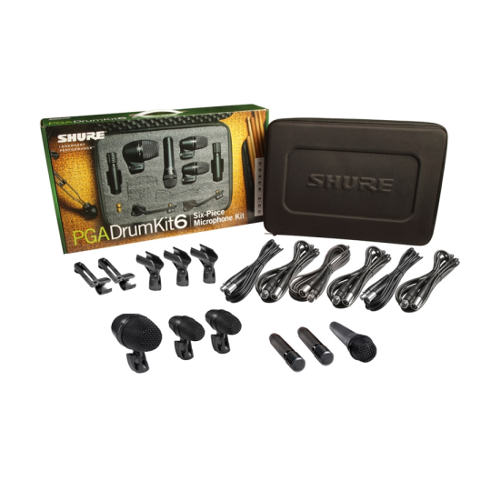 KIT DI MICROFONI SHURE PGA DRUM KIT 6
