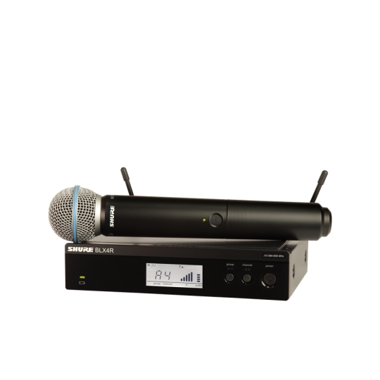 RADIOMICROFONO SHURE BLX 24 RE BETA 58