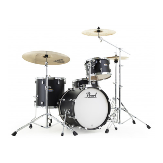 BATTERIA PEARL DECADE 18 12 14 14 RULL + HW SATIN SLATE