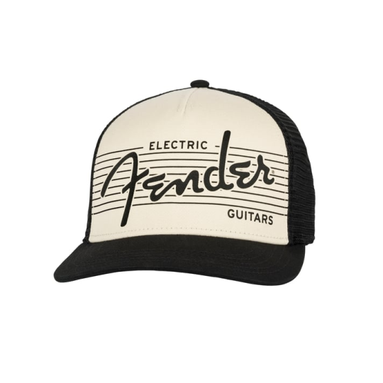 CAPPELLO FENDER HAT BLK/CREAM