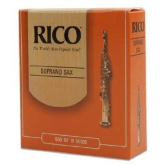 ANCE SAX SOPRANO RICO N 4 BOX 10 PZ.