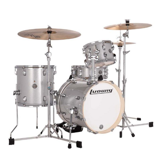 BATTERIA LUDWIG BREAKBEATS SILVER SPRK
