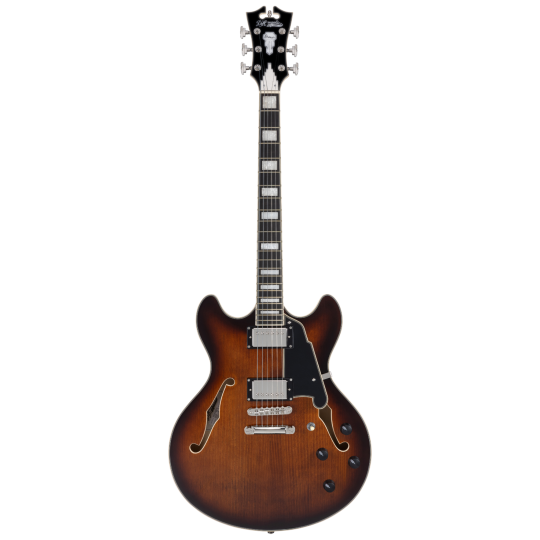  D'ANGELICO PREMIER DC BROWN BURST DAPDCBRBNS