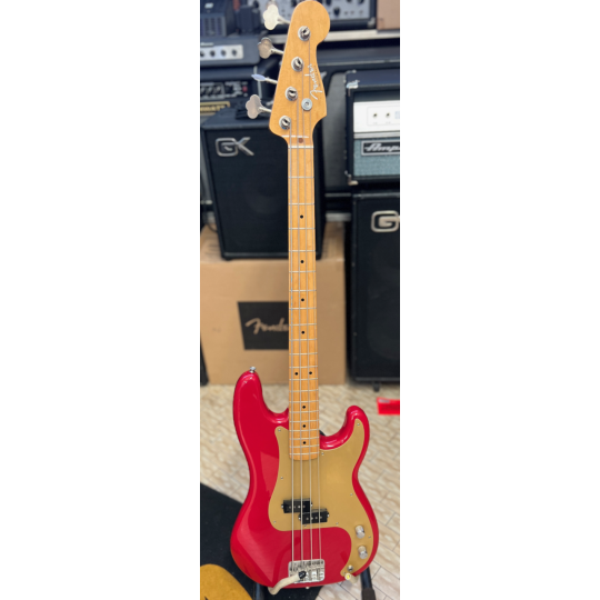 FENDER PRECISON VINTERA '50 MEX FIESTA RED