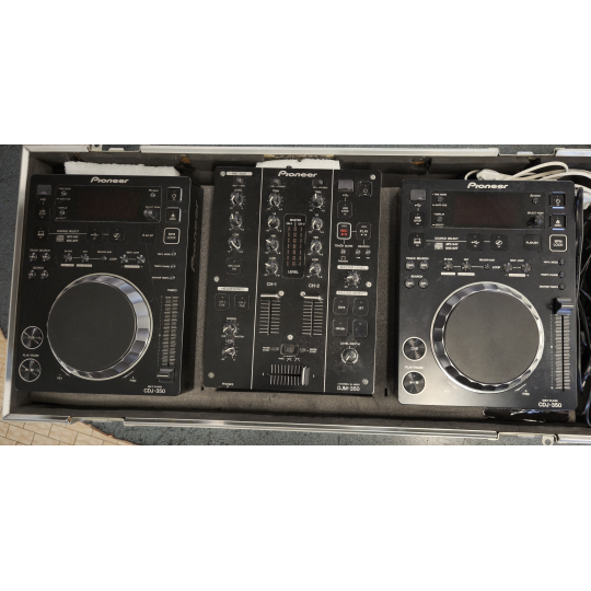 CONSOLLE DJ PIONEER DJM 350+CDJ 350+CASE