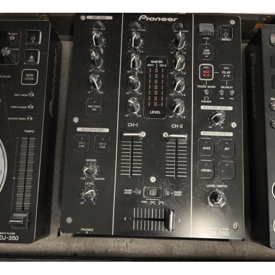CONSOLLE DJ PIONEER DJM 350+CDJ 350+CASE