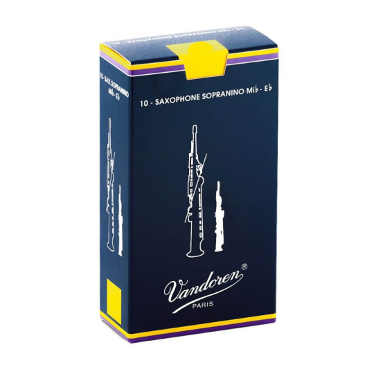 ANCE VANDOREN SAX SOPRANINO TRADITIONAL N 4 BOX 10 PZ.