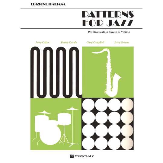 METODO SAX PATTERNS FOR JAZZ CHIAVE DI VIOLINO