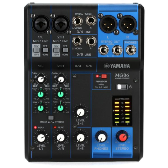MIXER YAMAHA MG 06 X 