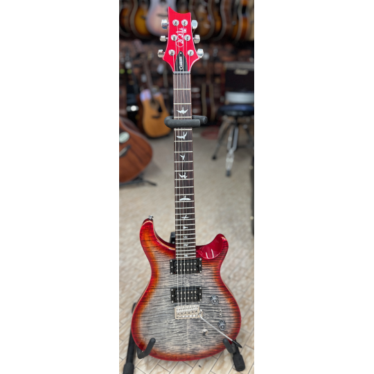 PRS CUSTOM 24 SE CHARCOAL CHERRYBURST
