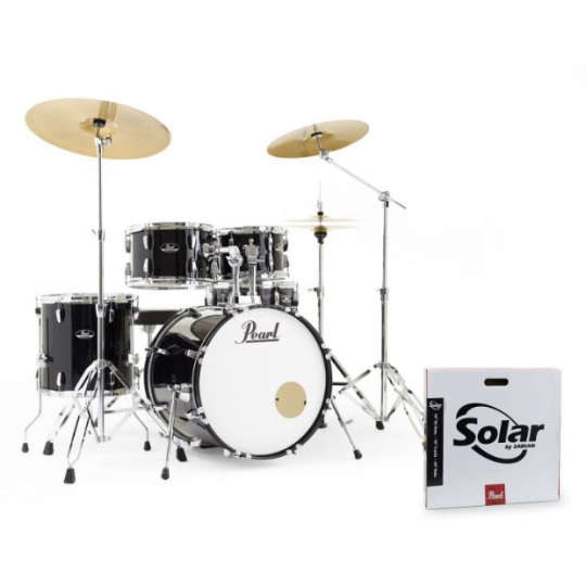 BATTERIA PEARL ROADSHOW 20-10-12-14 + RULLANTE E PIATTI