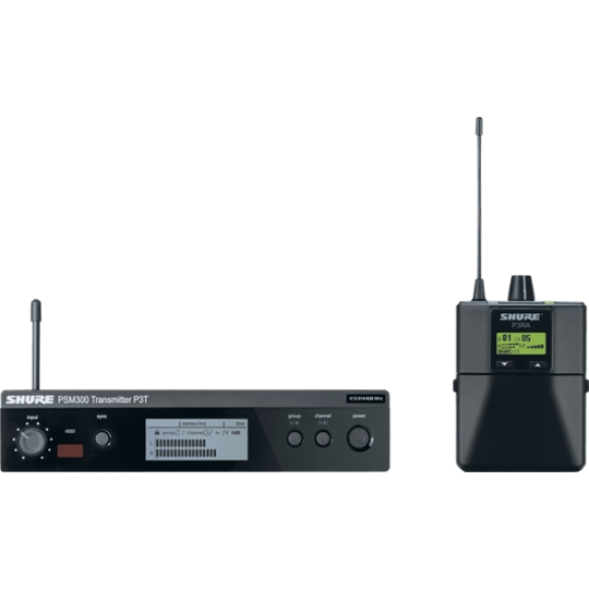 IN EAR MONITOR SHURE P3TE + P3RA  L19