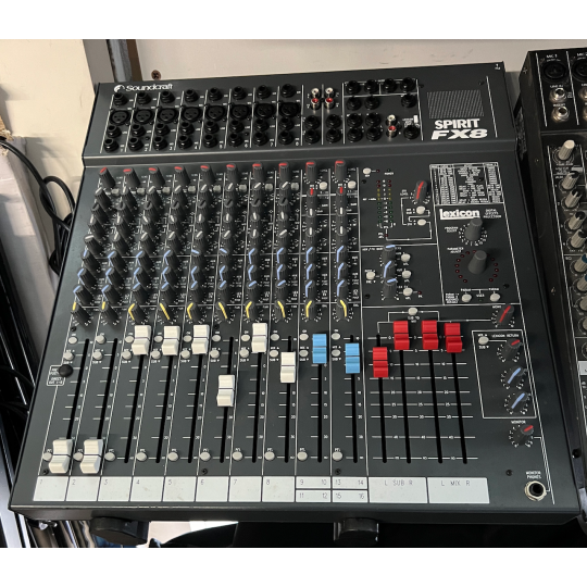 MIXER SOUNDCRAFT SPIRIT FX 8