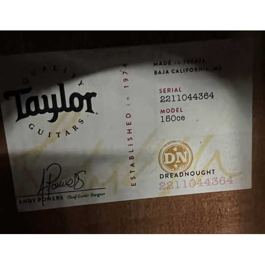 TAYLOR 150 CE 12 C.