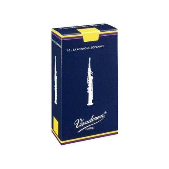 ANCE VANDOREN SAX SOPRANO TRADITIONAL N3 BOX 10 PZ.