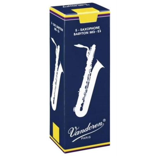 ANCE VANDOREN SAX BARITONO TRADITIONAL 4 BOX 5PZ.