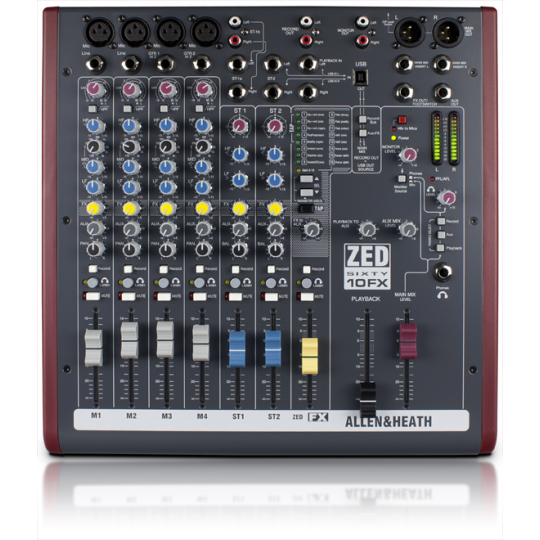 MIXER ALLEN HEAT ZED 60 10 FX 