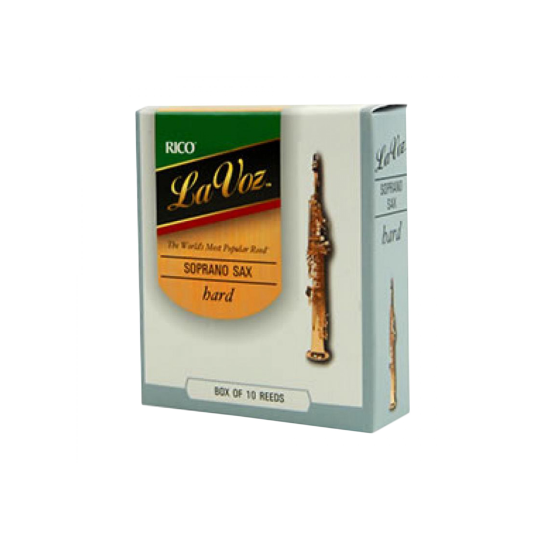 ANCE SAX SOPRANO LA VOZ HARD BOX 10 PZ.