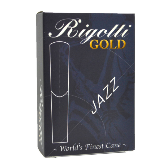 ANCE SAX BARITONO RIGOTTI GOLD 2,5 STRONG BOX 10 PZ.