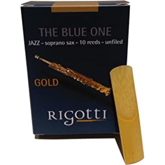 ANCE SAX SOPRANO RIGOTTI GOLD 3 STRONG BOX 10 PZ.