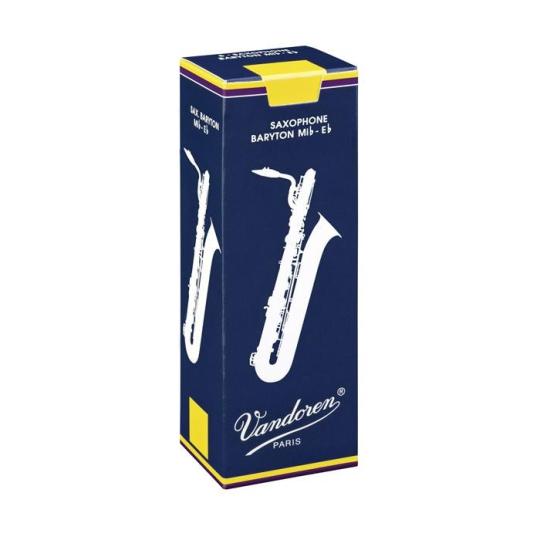 ANCE VANDOREN SAX BARITONO TRADITIONAL N 2 BOX 5 PZ.