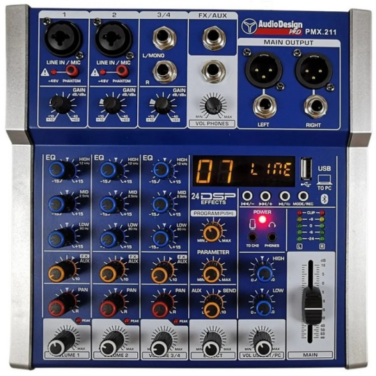 MIXER AUDIO DESIGN PMX 211 TK 