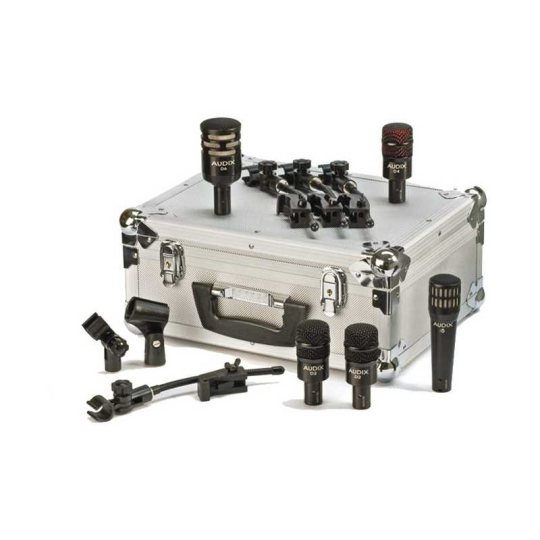 KIT DI MICROFONI AUDIX DP 5 A X BATT.
