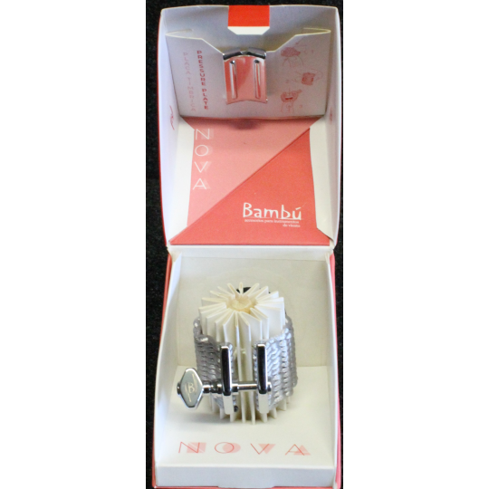 LEGATURA SAX BARITONO BAMBU' NB06 SILVER