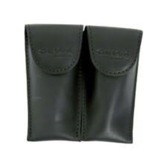 BORSA 2 BOCCHINI TROMBA GEWA IN PELLE NERA 