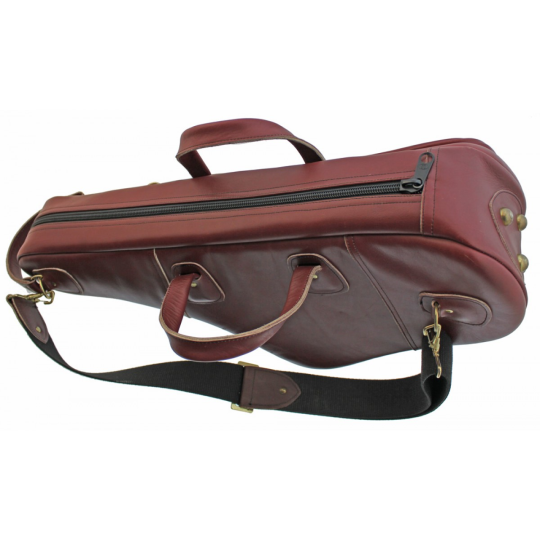 BORSA SAX ALTO IN PELLE REUNION BLUES MARRONE
