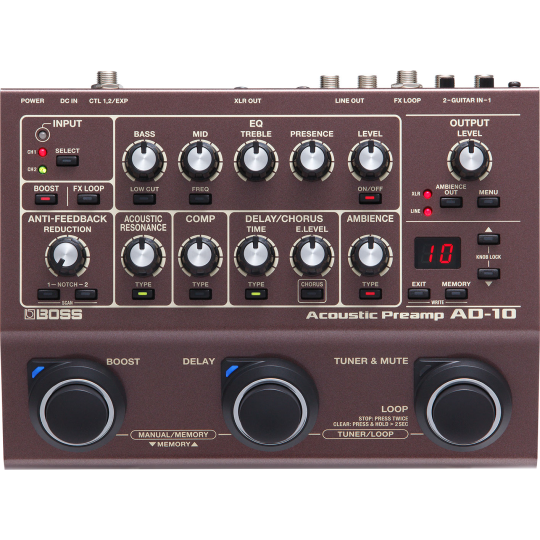 PREAMPLIFICATORE PER CHITARRA BOSS AD 10 