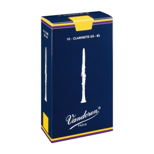ANCE VANDOREN CLARINETTO TRADITIONAL N 3 BOX 10 PZ.