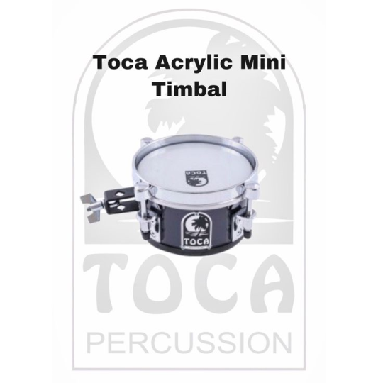 MINI TIMBALES ACRILICO TOCA 8" T408AS