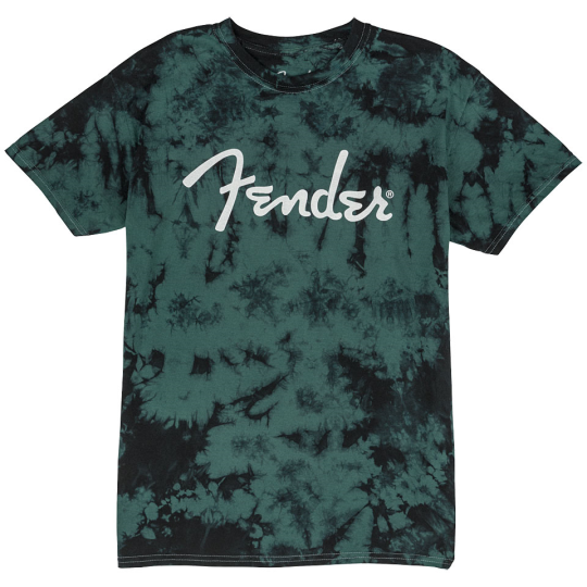 T SHIRT FENDER TIE DYE LOGO BLUE XL 
