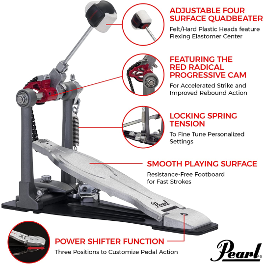 PEARL ELIMINATOR SOLO RED P-1030R 