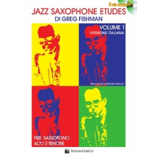 JAZZ SAXOPHONE ETUDES + 2 CD FISHMAN G.