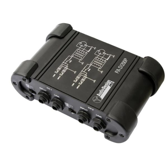 DIRECT BOX AUDIO DESIGN PA DI 200P