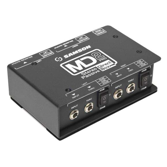 DIRECT BOX SAMSON MD 2 PRO STEREO PASSIVA